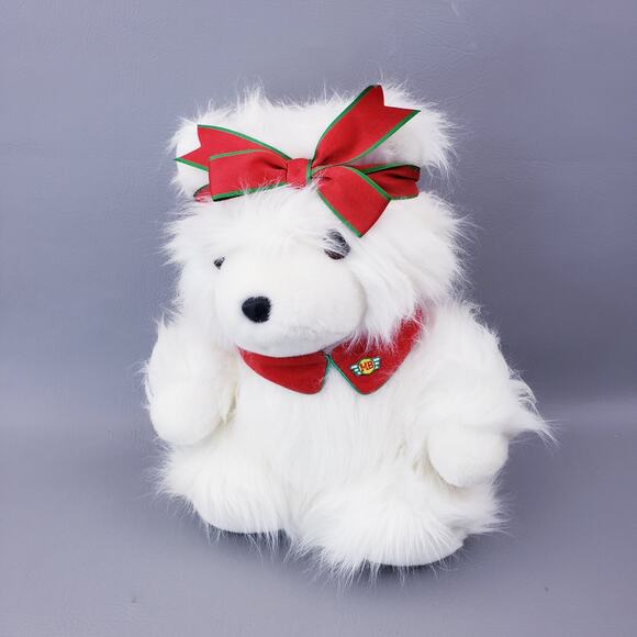 Vintage Miss Santa Bear 1987 Plush Stuffed Animal Dayton Hudson Christmas NWT - Picture 1 of 8